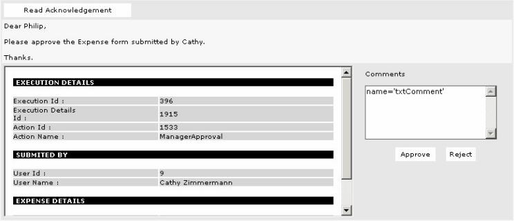Activity Detailed View
